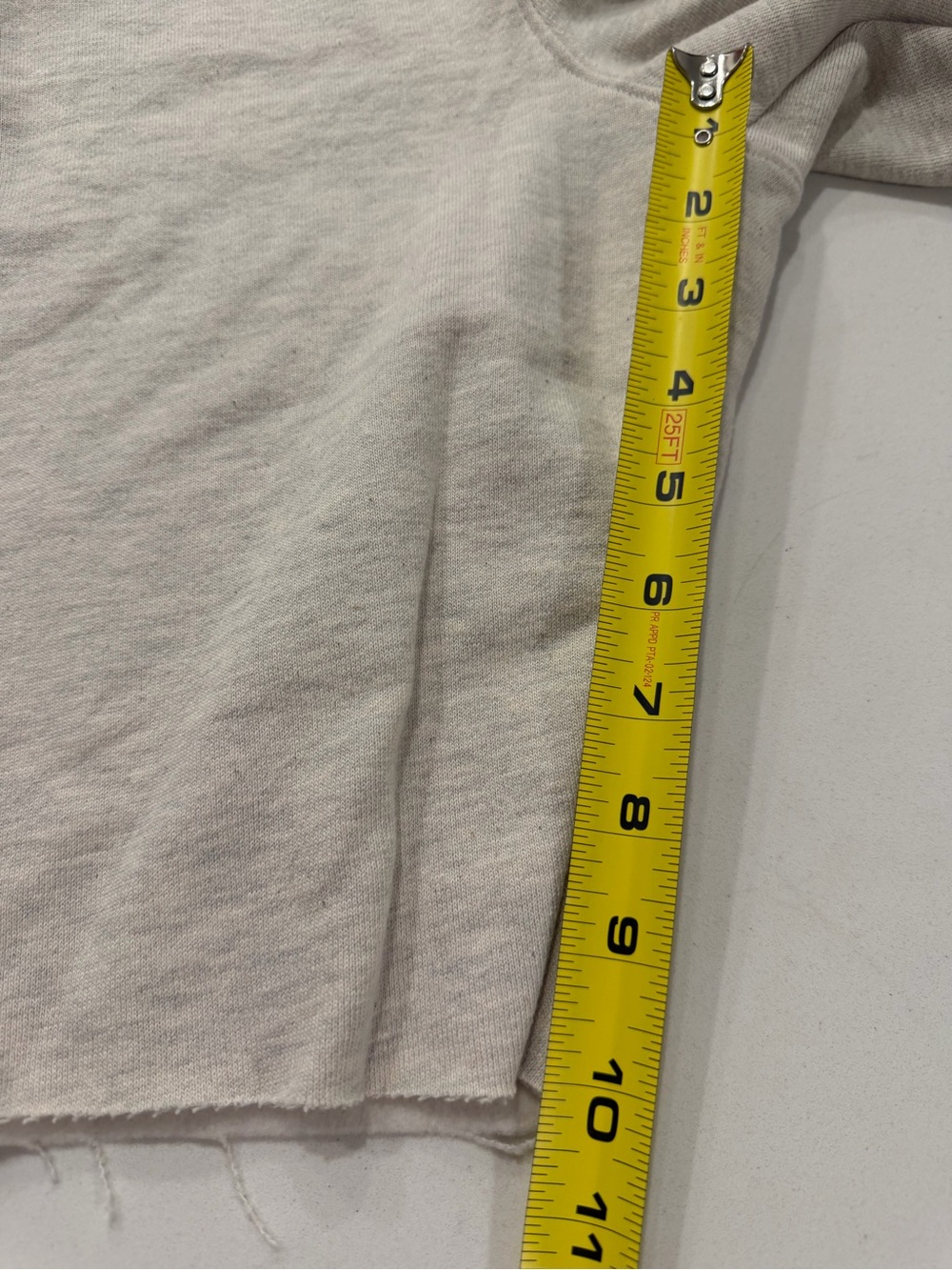 FP Movement by Free People Oatmeal Heather Raw Hem Sweat Shorts - Size M NWOT - Picture 6 of 8